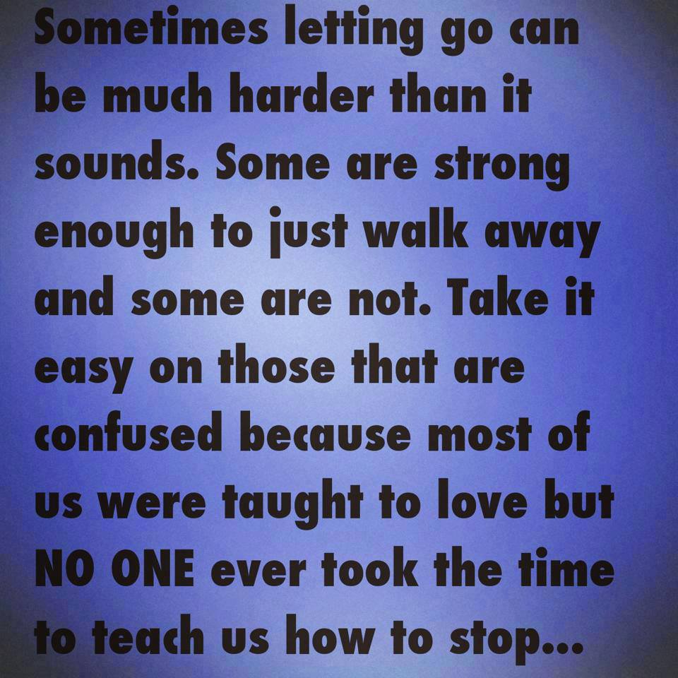 letting go