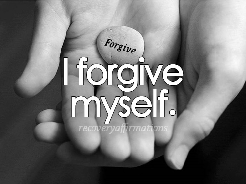 I forgive myself
