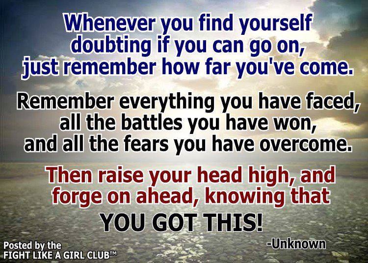 You got this quote