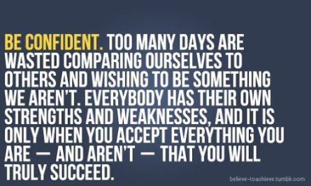 be confident